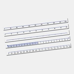 Tallinjer magnetiska 5-pack nivå 2