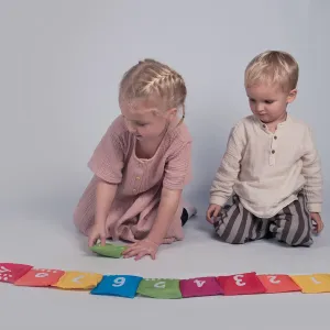 Ärtpåsar med prickar & siffror