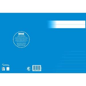 Skrivhäfte A4 blank/linj 14,5mm mellanblå, 20-pack