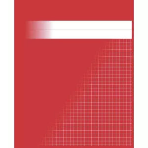 Räknehäfte 17x21cm rutat 5x5 mm röd ´20-pack´