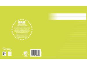 Skrivh.17x21cm linj. 8,5mm ljusgrön  ´20-pack´