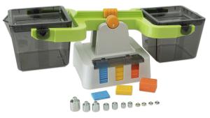 Balansvåg med vikter