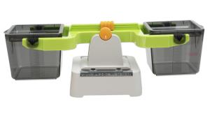 Balansvåg med vikter