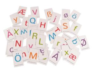 Magnetiska Bokstavskort, 65-stycken
