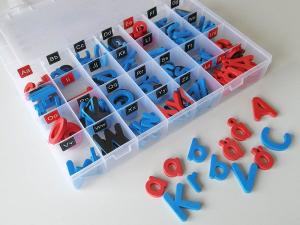 Bokstavslådan med magnetisk whiteboard