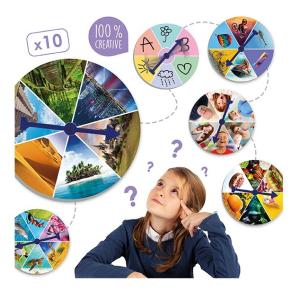 Kreativa hjul för att berätta historier