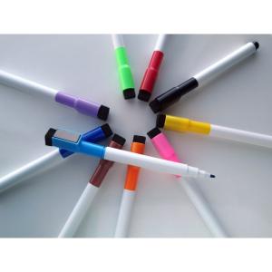 Elev whiteboardpennor med Tavelsudd & Magnet ´10 olika färger´ (10-pack)