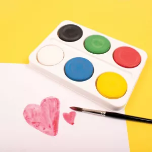 Färgblock 57mm i palett 6 färger