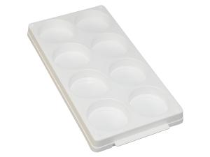 Plastpalett för 8 färgblock