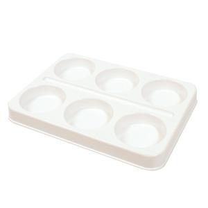Plastpalett för 57 mm färgblock, 6 st