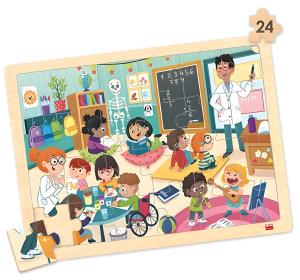 Pussel Min inkluderande skola, 4 x 24 bitar