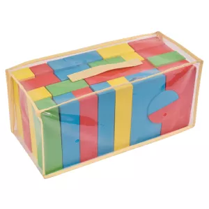 Små Mjuka Byggklossar, Färgade, 56-delar