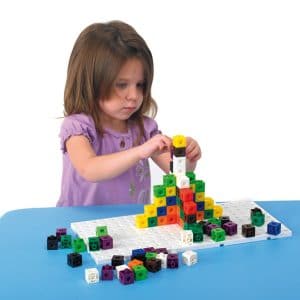 Hundraplattor till Länkande kuber 5-pack