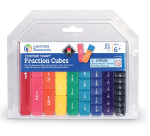 Hopfogbara klossar med bråk