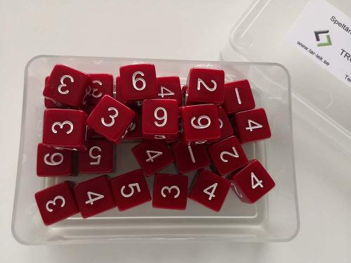 Speltärningar 30-pack 6 sidiga