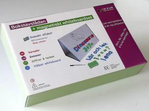 Bokstavslådan med magnetisk whiteboard