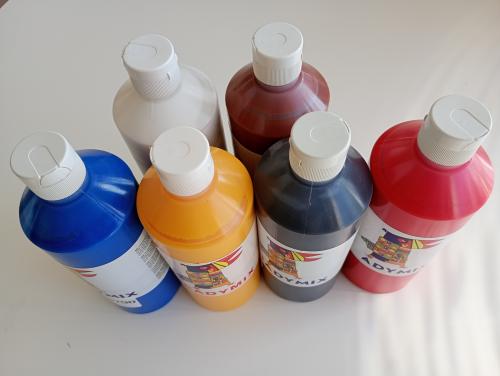 Readymix färglära 500 ml x6 färger