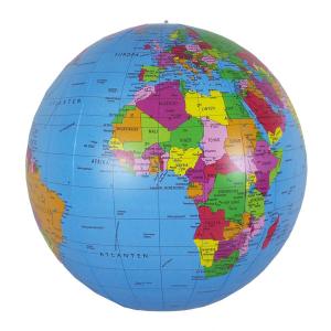 Jättejordglob Uppblåsbar-svensk text Ø68cm