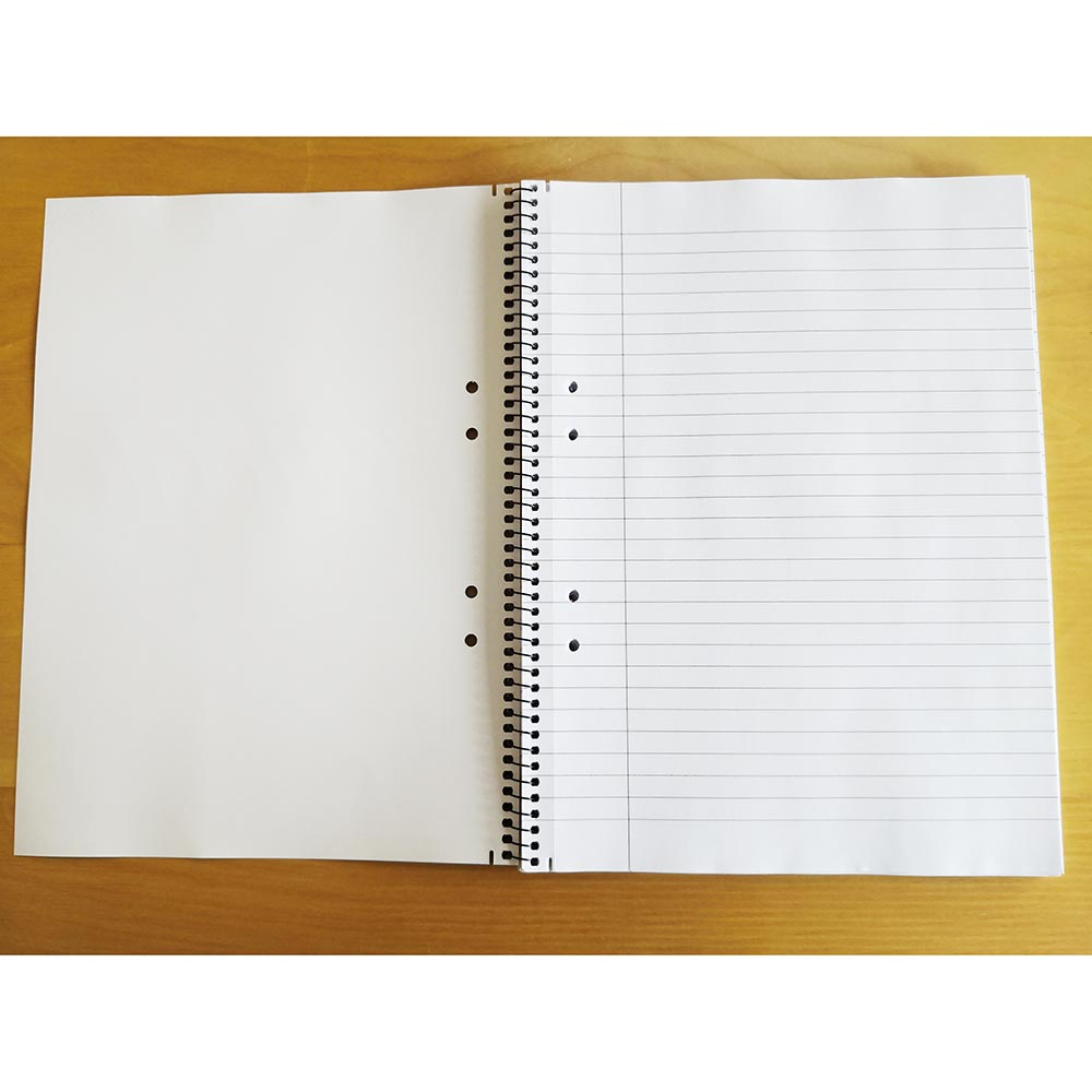Kollegieblock linjerat A4