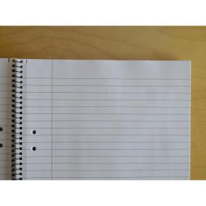 Kollegieblock linjerat A4