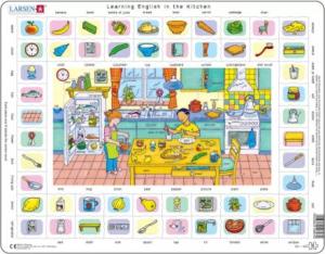Learning English in the Kitchen Puzzle, 70 pcs