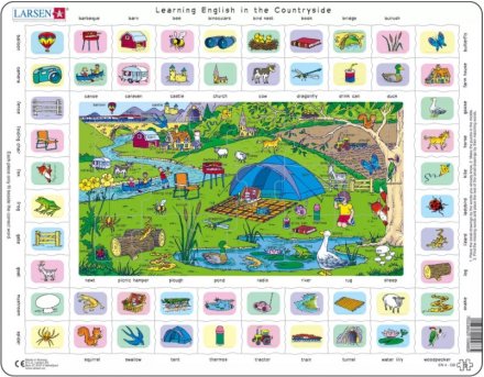 Learning English in the Countryside Puzzle, 70 pcs