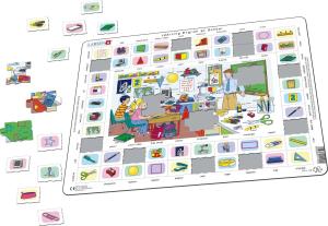 Learning English at School Puzzle, 70 pcs