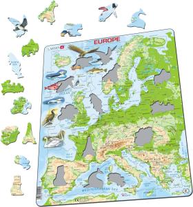 Pussel Europakarta, 87 bitar