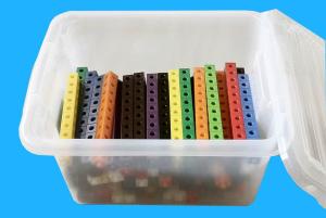 Länkande kuber 2cm 1000-pack