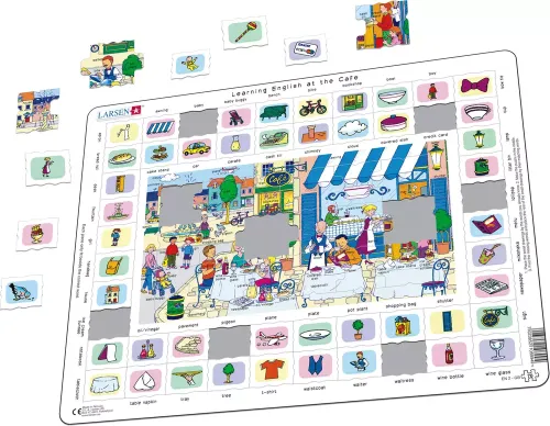 Learning English at the Cafe Puzzle, 70 pcs
