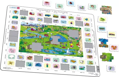 Learning English in the Countryside Puzzle, 70 pcs