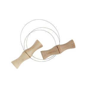 Lerskärare med trähandtag, 5-pack