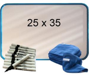 Magnet & whiteboardtavla 25 x 35 Klassrumspaket 30-pack