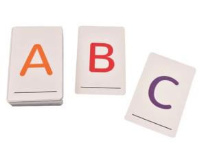 Magnetiska Bokstavskort, 65-stycken