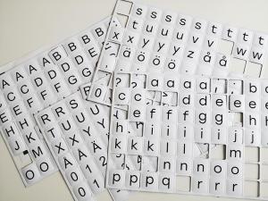 Magnetiska bokstäver, siffror & tecken 420 st