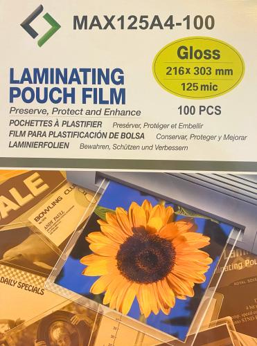 100-pack Lamineringsfickor A4 - 2x 125 micron