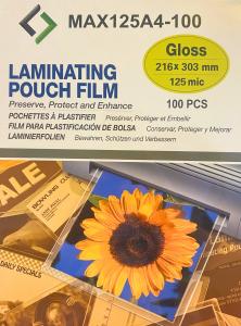 100-pack Lamineringsfickor A4 - 2x 125 micron