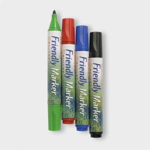Märkpenna Friendly, rund spets, 4-pack