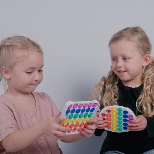 Pop it sensorisk, rund