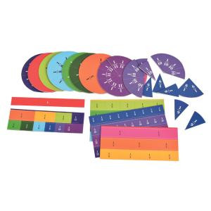 Bråkcirklar och bråkmatta, magnetiskt set, 288 delar