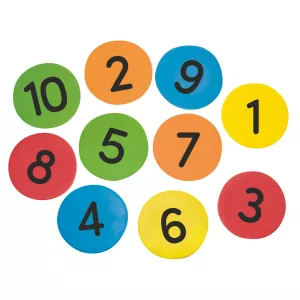 Markeringsplattor siffror, 10 st