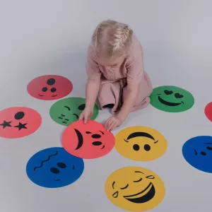 Markeringsplattor känslor, 10 st