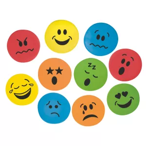 Markeringsplattor känslor, 10 st