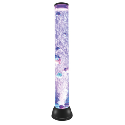 Bubbelrör med fiskar, 100 cm