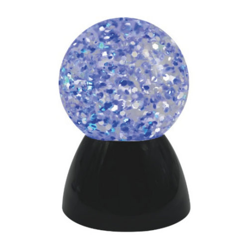 Sensorisk glitterlampa, ø 9 cm