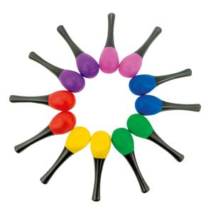 Färgglada maracas, 12 st