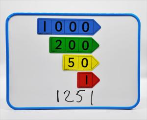 Positionskort magnetiska 0-9999