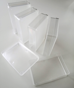 Kritask 190 x 120 x 40 mm, transparent, 5-pack