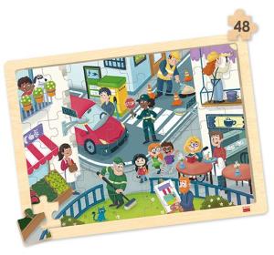 Pusselset Platser, respekt och att leva i harmoni (4 enheter)