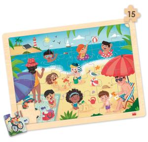 Set pussel 4 årstider och en hållbar värld